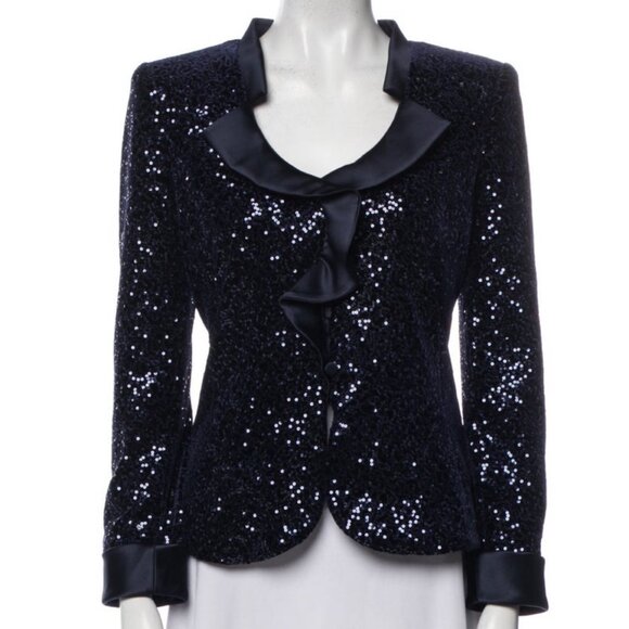 Armani Collezioni Floral Print Evening Jacket Size: S NEW - Picture 2 of 4